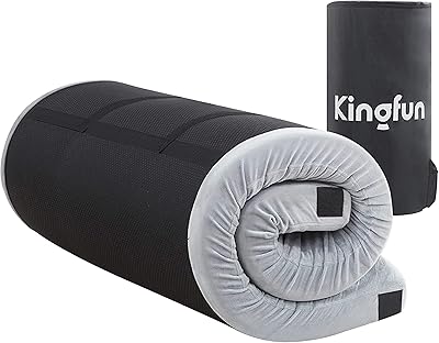 King Van memory foam campsite, 3 -inch waterproof and foldable foldable foldable bed, comfortable sleeping cushion for car, truck bed tent with removable cover and travel bag... Your shopping dreams realized through DIAYTAR NIGERIA's affordable platform with reliable delivery times.
