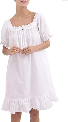 100 % cotton night shirt, Victorian night clothes, vintage night shirt, night clothes.. Shopping made simple with DIAYTAR NIGERIA's vast selection and budget-friendly nationwide delivery.
