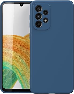 Galaxy A33 5G liquid silicone shell - Ultra robust military -style integral protection shell for Samsung A33 5G 6.4 "(blue).. Discover a world of affordable shopping with DIAYTAR NIGERIA's vast marketplace delivered to you in days.