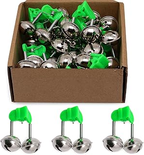 Benliudh 20 pieces fishing bells, double fishing alarm fishing bell for fishing rods to clip, fishing equipment (green).. No stress, just speed — DIAYTAR Nigeria ships in days.