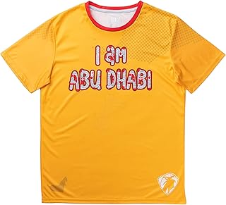 United Arab Emirates T-shirt Jjim Abu Dhabi | cotton t-shirt | Sports clothes | sportswear.. Easy checkout, quick delivery — shop now on DIAYTAR Nigeria.