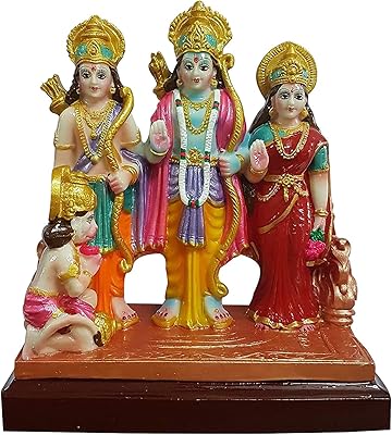 RAM DARBAR RAM SITA LAXHMAN with Hanuman statue PUJA Decor Display Interior Decoration (About 8 inches) - 1 piece... Discover the perfect balance of selection and value with DIAYTAR NIGERIA's nationwide delivery service.