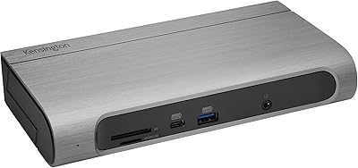 Kensington Thunderbolt and USB -C loading station - SD5600T Thunderbolt 3 and double USB -C 4K Video (Displayport ++ / HDMI) with 96 W power station - Universal Home Station for Windows and Mac (K34009EU).. Everything you need is on DIAYTAR Nigeria — just a click away.
