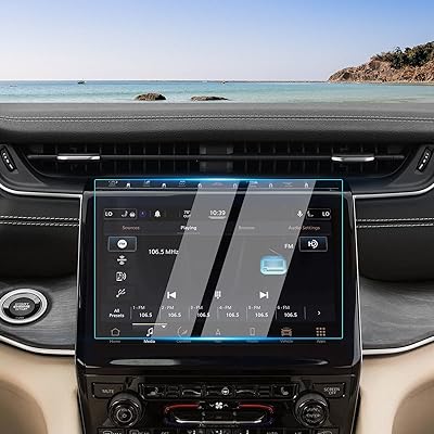 Screen protector for Jeep Grand Cherokee L 2021 2022 2023 10.1 inch touch screen protector with hardness 9 hours GPS.. DIAYTAR NIGERIA promises affordability and variety with every purchase, delivered in 5-8 days.