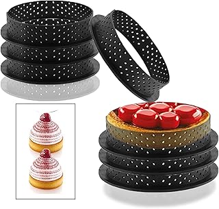 8 pieces with perforated pie rings cooking cutting tool Ring.. Your complete shopping companion, DIAYTAR NIGERIA offers extensive selection delivered within the week.