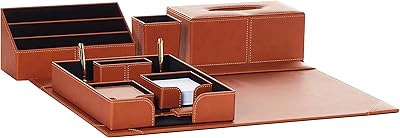 FIS FSDS172BR Set of management office in Italian polyurethane, 9 pieces, brown.. Embrace the convenience of DIAYTAR NIGERIA with thousands of products at your fingertips, delivered nationwide.