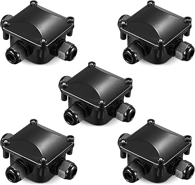 Set of 5 steaper junction boxes Makingtec with 3 -lane suitable for cables.. DIAYTAR NIGERIA makes online shopping accessible to all with budget-friendly prices and reliable delivery.