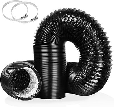 Drying hose isolated in 4 inch aluminum, 16 feet length, PVC ventilation pipe resistant to light for fan filter and culture tent, 2 clips included.. Looking for a deal? DIAYTAR Nigeria has thousands waiting for you.
