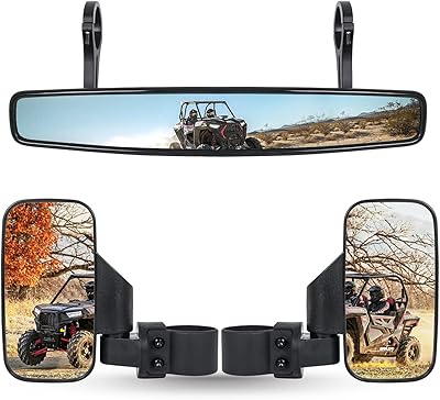 UTV side mirror and central rear view mirror with 1.7 "swivel bar compatible with yamaha rhino yxz, polaris rzr 800 900 1000 turbo pro, honda pioneer, arctic cat Wildcat trail, kawasaki teryx mule pro.. Elevate your shopping experience with DIAYTAR NIGERIA's vast catalog and budget-friendly options.