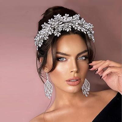 LOVE VOIVER Wedding Range handmade with silver rhinestones for hair accessories.. Shop confidently with DIAYTAR NIGERIA's vast product range and budget-friendly nationwide shipping.