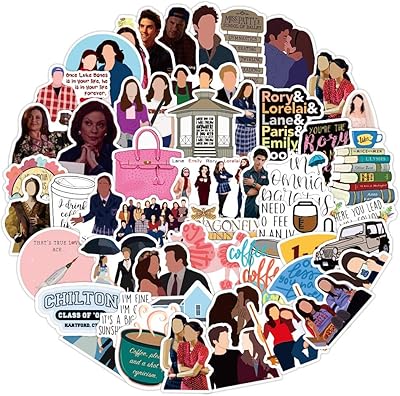 50pcs Gilmore Girls Sticker, Waterproof Vinyl Comedy US TV Show Sticker for Laptop Skateboarding Autos Cuffy Computers Cool Adolescents Adults Decorations (Gilmore Girls).. Shop the future with DIAYTAR NIGERIA - thousands of products, unbeatable prices, delivery within a week.