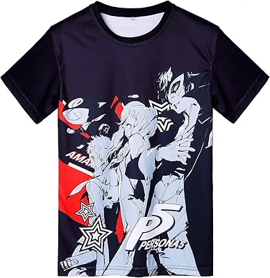 HOT Anime Persona 5 Jocker Milk Protein Unisex T-shirt Anime Short sleeves Otaku Tee Cosplay Tops Costume.. Why shop anywhere else? DIAYTAR Nigeria has it all and delivers fast.