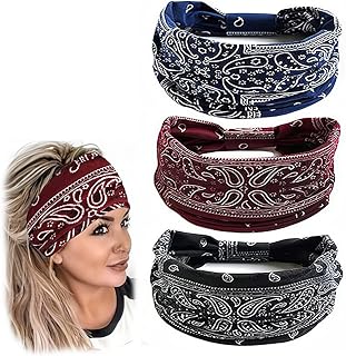 Bahemian headbands, Large knot hair scarf, thick elastic turban, stretch cotton headband, thick fashion accessories for women, style A - 3.. Browse, shop, and receive — DIAYTAR Nigeria keeps it simple.