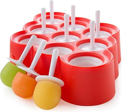 Zoko - Mini iced lollipops, 9 mini icy lollipops with sticks and straws, easy release silicone without BPA without.. Shop with purpose at DIAYTAR NIGERIA and receive your purchases at unbeatable prices within the week.
