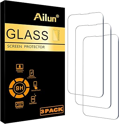 Ailun glass screen protector compatible with iPhone 14 max/14 pro max [6.7 inches] Lot of 3 tempered glass screens, adjusted case.. DIAYTAR NIGERIA connects you with thousands of products at competitive prices, delivered within a week.