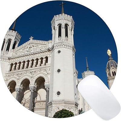 Circular carpet mouse mat inspired by Faith Notre Dame Soul with edges.. Affordable online shopping is just a click away with DIAYTAR Nigeria.