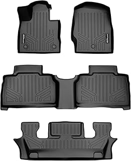 Smartliner tailor-made floor mats with 3 black rows compatible with Ford Explorer 2020-2023 is only suitable for 6 passenger models with a second bucket seat.. You choose it, we deliver it — DIAYTAR Nigeria makes shopping easy.
