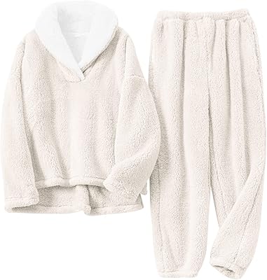 Winter soft pajamas for women, fleece sweater, loose pants, plush pajamas.. DIAYTAR NIGERIA brings the marketplace home to you with affordable prices and delivery in 5-8 days.