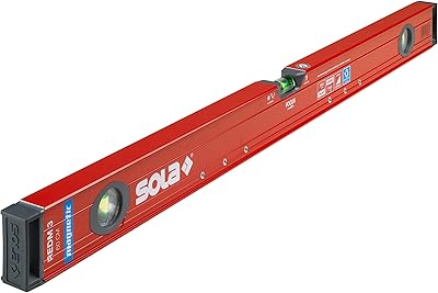 Sola 1812801 Alu Wassewa Länge Red M Level of Magnetic Bubble Length 600 mm, Red, 60 cm.. No stress, no delays — DIAYTAR Nigeria is your trusted shopping partner.