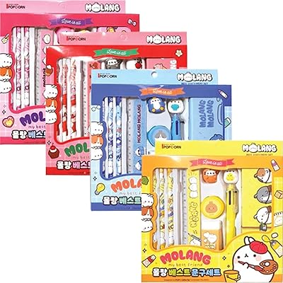 Molang Best School Stationery Set Together Korean Kawaii (pencil 3.. Shop with purpose at DIAYTAR NIGERIA and receive quality products at budget rates within 8 days.