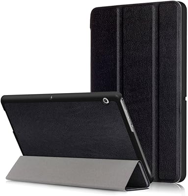 Kepuch Custer shell for Huawei Mediapad T3 10.0 - Ultra fine rigid shell in Pu leather for Huawei Mediapad T3 10.0 - Black.. Quick delivery. Quality products. Great deals. That’s DIAYTAR Nigeria.