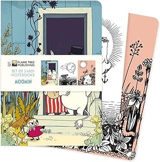 Set of 3 Midi Moomin notebooks.. DIAYTAR NIGERIA: Where every click leads to affordable purchases delivered promptly to your door.