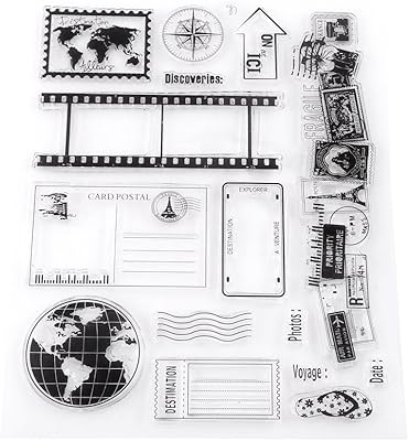 Wallfront transparent silicone pads, DIY transparent rubber pad for the manufacture of cards, 14 x 18 cm.. Experience the joy of discovery with DIAYTAR NIGERIA's vast catalog and nationwide affordable delivery.