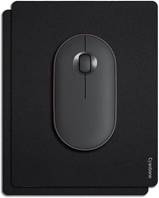 Mini 2 -piece mouse mats, Sianbon laptop mouse carpet for laptop, waterproof, cute, black travel mouse mat with non -slip rubber base for wireless mouse.. DIAYTAR Nigeria: Shopping that fits your budget and your schedule.