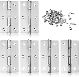 Stainless steel cabinet hinge 40x70 mm, folding door hinge for cabinet and window with 6 screws.. Shop with purpose at DIAYTAR NIGERIA, where diverse selection meets budget-friendly nationwide delivery.