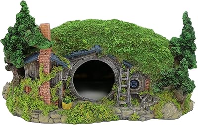 Large 11.5 inch long aquarium decoration, reptile house decoration with Betta 20 30 40 50 Gallons aquarium cave.. Your everyday shopping solution, DIAYTAR NIGERIA offers variety and value delivered within 8 days.