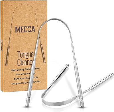 Language scraper - Stainless steel tongue cleaning brush to help eliminate bad breath and bacteria | Food scratch to keep your mouth and your teeth healthy and clean - essential dental hygiene kit.. Nigeria's most loved e-commerce platform delivers affordable shopping solutions to your doorstep.