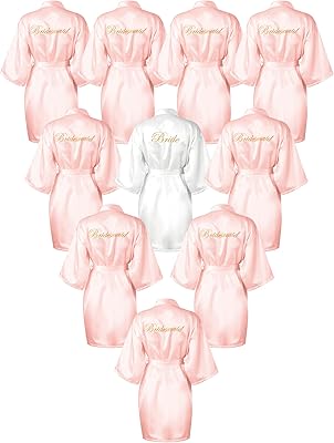 Gyoga embroidered gyoga kimono bathrobe, 10 pieces, bride of honor, married and married, for wedding and married.. Discover endless shopping possibilities at DIAYTAR NIGERIA, with budget-friendly prices and reliable delivery.