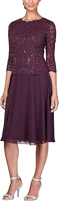 Alex Evenings lace sequined dress for women.. Shop for less and receive more with DIAYTAR NIGERIA's expansive e-commerce platform and nationwide delivery.