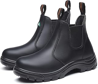 Mooselog work boots for women, steel end, leather threading shoes, ASTM CSA ESR, comfortable 925.. Experience shopping without stress at DIAYTAR NIGERIA's comprehensive and budget-friendly platform.