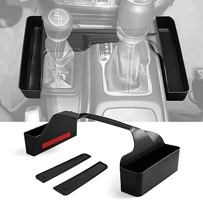 Seven spare parts for sparta speed tray 2018-2021 Jeep Wrangler JL Jlu & Gladiator Jt Speed ​​change storage box with double-sided adhesive tape, interior accessories, black.. DIAYTAR NIGERIA brings the joy of affordable shopping to your fingertips with delivery in less than 8 days.