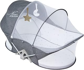 Peprod portable travel bed for newborn - small foldable and breathable bed with mosquito net and travel bag, dark gray.. Shop everything from A to Z on DIAYTAR Nigeria — delivered nationwide.