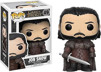 Funko John Snow Pop figurine with compatible graphic protective pack (12215).. Fast delivery is our promise — DIAYTAR Nigeria keeps it real.