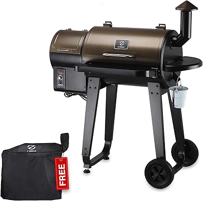 Improved wood and smoking grill ZPG Grillz 6-in-1-450a 2022 with automatic temperature control, 450 square meters, bronze color.. Forget the long lines — DIAYTAR Nigeria is always open for shopping.