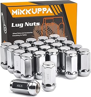 Mikoba M14X1.5 wheel nuts, replacement for Silverado, Ford, GMC Wheel Aftermarket - 24 pieces of chrome wheel nuts at closed end.. Browse endless categories on DIAYTAR Nigeria — your items delivered in just days.