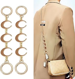 Siosi wallet strap extension, moon -shaped handbag chain extension, replacement of DIY bag extension strap for shoulder bag, handbag, shoulder bag (brown).. Shopping made simple with DIAYTAR NIGERIA's vast selection and budget-friendly nationwide delivery.