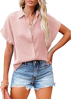 Cotton buttoned shirts in V -collar for women for work and desktop.. Your everyday shopping solution, DIAYTAR NIGERIA offers variety and value delivered within 8 days.
