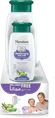 Himalayan baby moisturizer for baby baths | Sweet formula without sulfate or paraben for a baby without tears - 400+200 ml.. Shop smarter, not harder with DIAYTAR NIGERIA - thousands of products at your fingertips with affordable delivery.