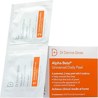 Exfoliant daily complete alpha beta of Dr Dennis Gross: for a color or an unequal texture, fine lines or dilated pores, (5 treatments).. Experience shopping without limits at DIAYTAR NIGERIA, where affordability meets convenience in just days.