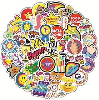 Yuxas 50pcs motivation reward sticker for children's cleanliness learning stickers. Sticker of motivation word encouragement for teachers, toddlers and students.. From essentials to electronics, DIAYTAR Nigeria ships your order in no time.