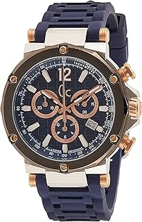 GC quartz watch for men with analog display and silicone bracelet Y53007G7MF.. DIAYTAR NIGERIA: Your partner in affordable online retail with reliable delivery across the nation.