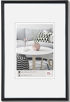 Walther design photo frame KB070H Galleria, 19.75 x 27.50 inches (50 x 70 cm), black.. Your everyday shopping solution, DIAYTAR NIGERIA offers variety and value delivered within 8 days.