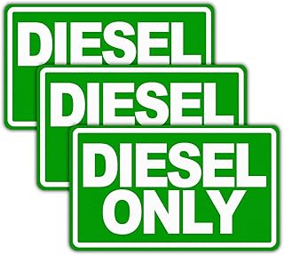 Stickers inly diesel only 5 "x 3" - reflective panel for fuel tank to avoid user errors - adhesive stickers for trucks, tractors and machines - Lot of 3.. Affordable online shopping is just a click away with DIAYTAR Nigeria.