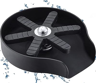 Rinse of the kitchen sink glass for metal-stem dishwasher.. DIAYTAR NIGERIA brings the marketplace to your home with budget-friendly prices and nationwide delivery.
