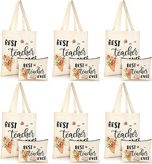 Cactien 12 Diploma gift gifts for teachers 6 pieces handbags in canvas for teachers 6 pieces makeup bags and cosmetics gifts for teachers.. Experience retail therapy without the financial stress at DIAYTAR NIGERIA's affordable e-commerce platform.