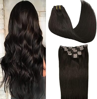 JOJO smooth natural hair extensions with clips, dark brown color, weight 120 grams, 20 inch length.. Experience shopping satisfaction with DIAYTAR NIGERIA's vast selection and budget-friendly delivery options.